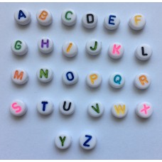 Letterkraal gekleurd gehele alfabet (A t/m Z)